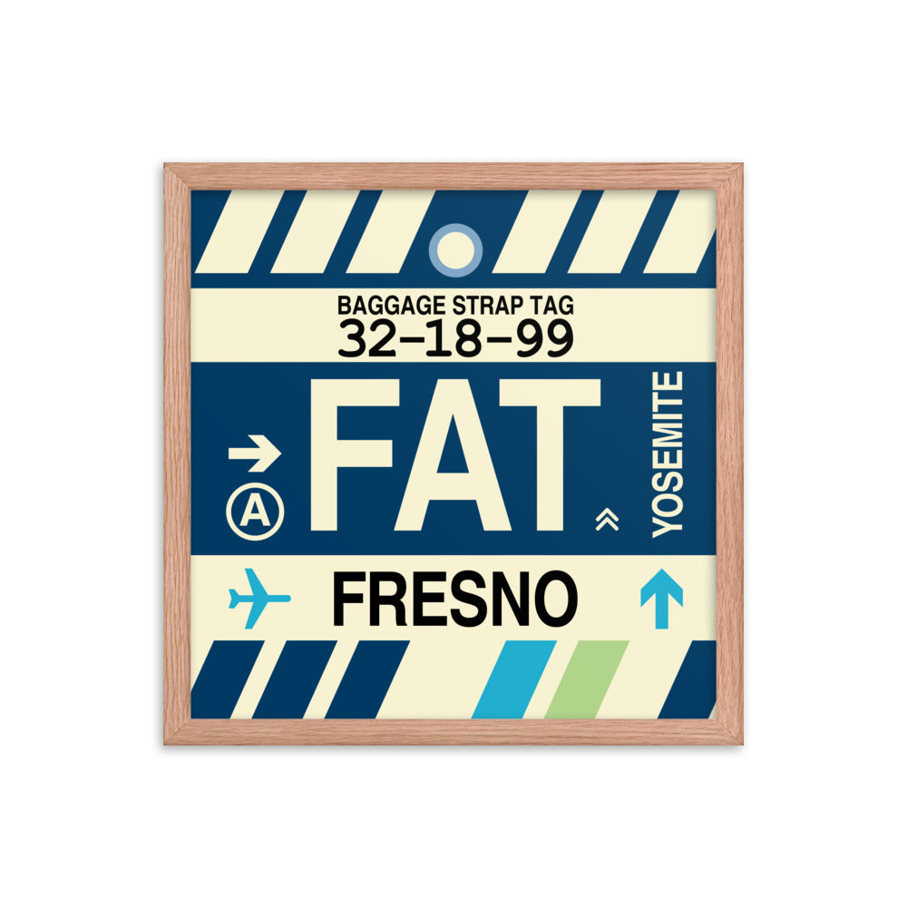 Travel-Themed Framed Print • FAT Fresno • YHM Designs - Image 09