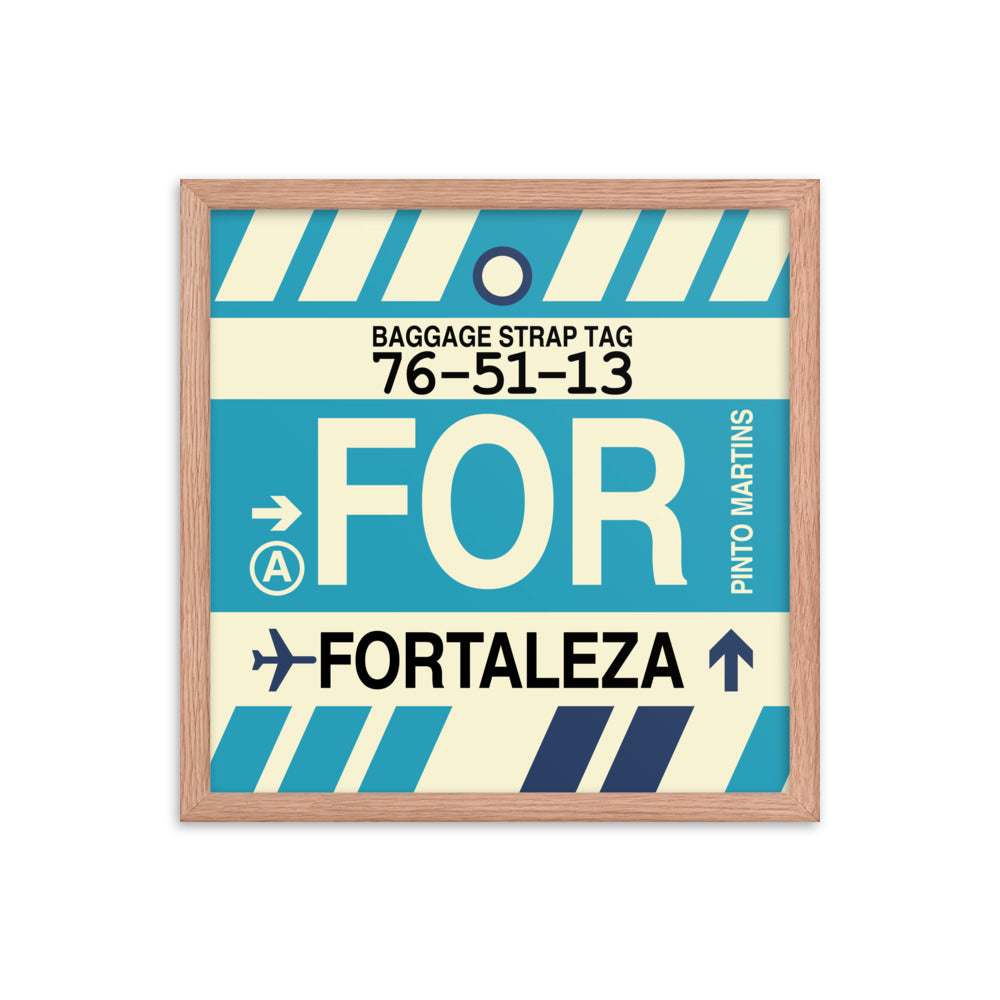Travel-Themed Framed Print • FOR Fortaleza • YHM Designs - Image 09
