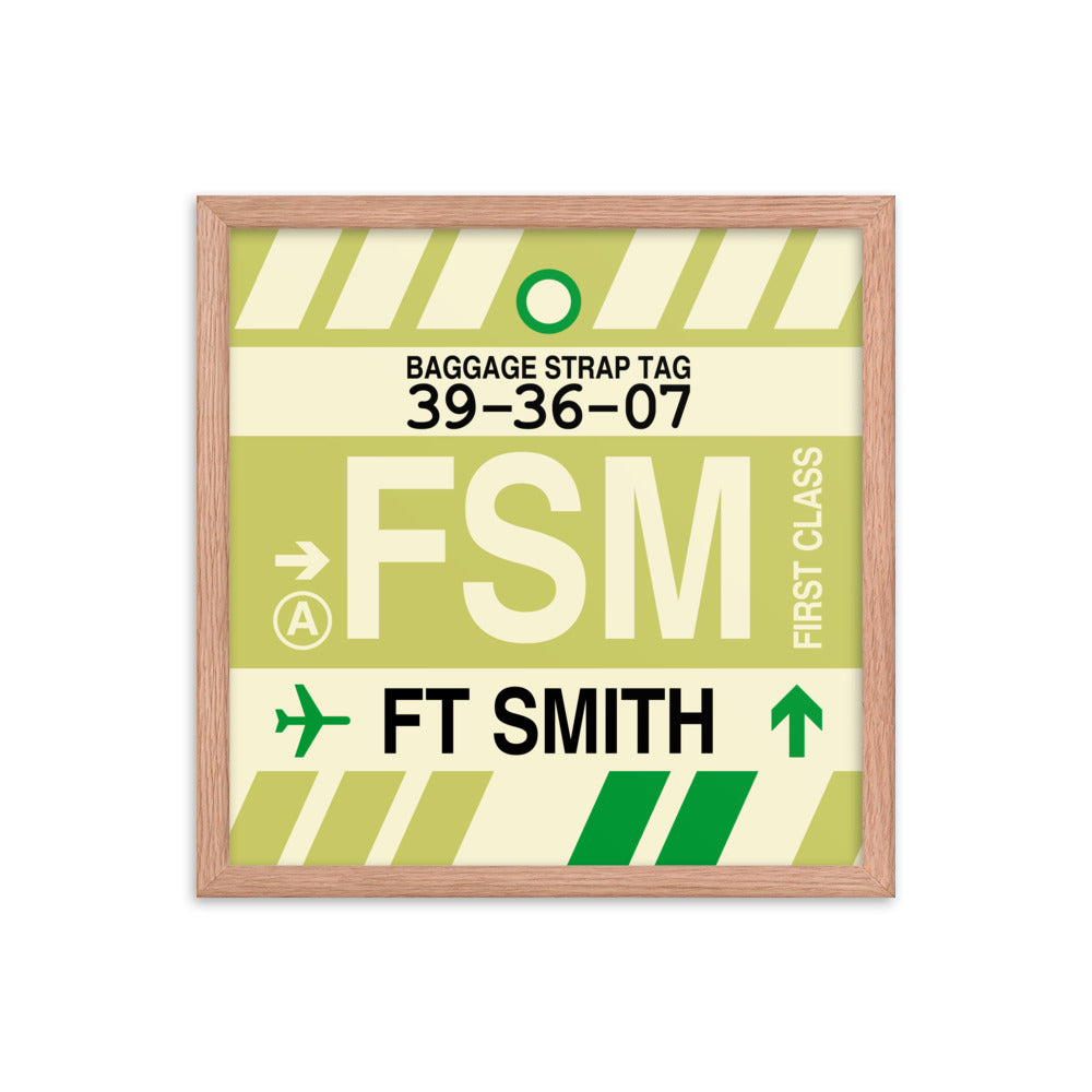 Travel-Themed Framed Print • FSM Fort Smith • YHM Designs - Image 09