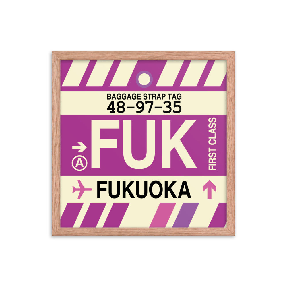 Travel-Themed Framed Print • FUK Fukuoka Souvenir • YHM Designs - Image 09