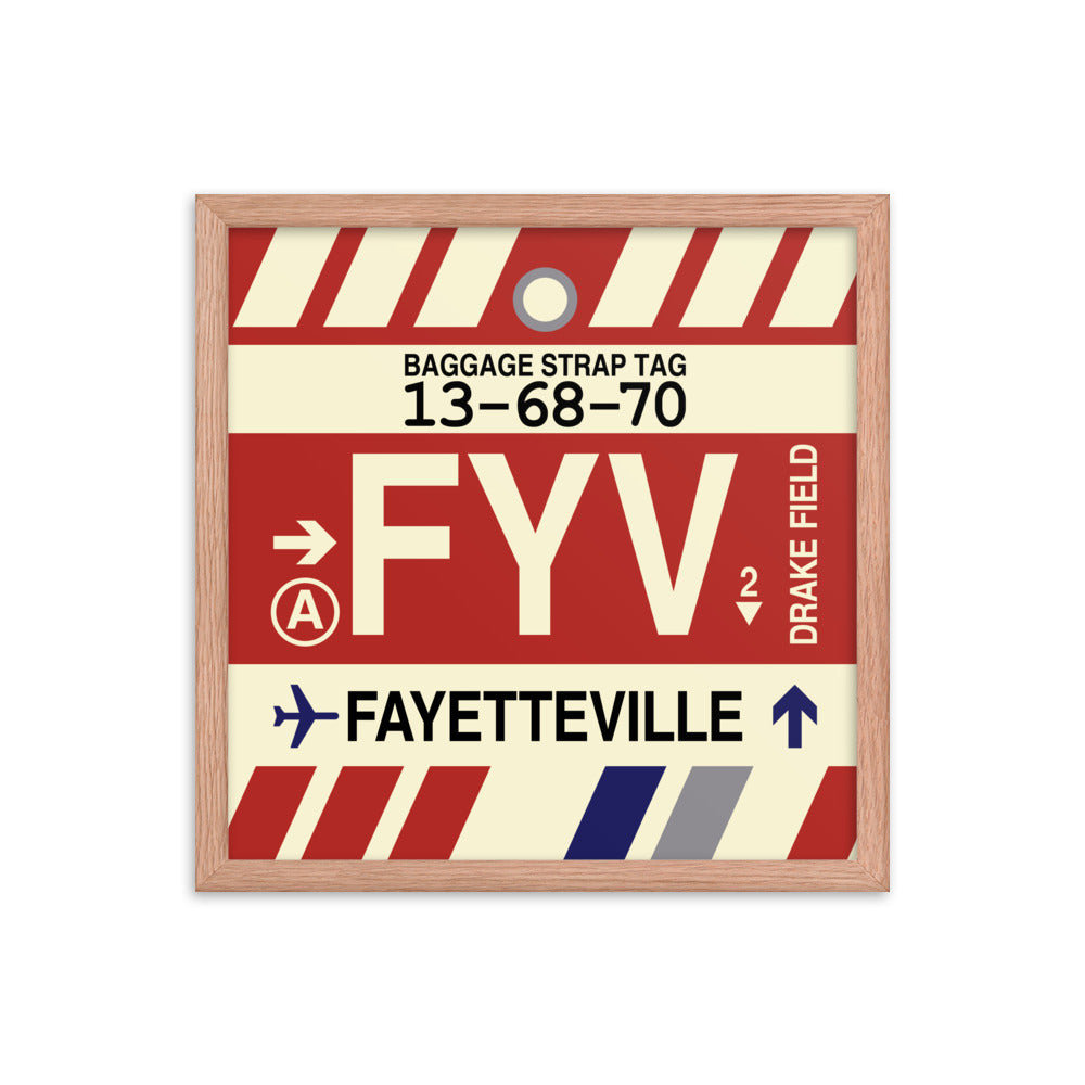 Travel-Themed Framed Print • FYV Fayetteville • YHM Designs - Image 09