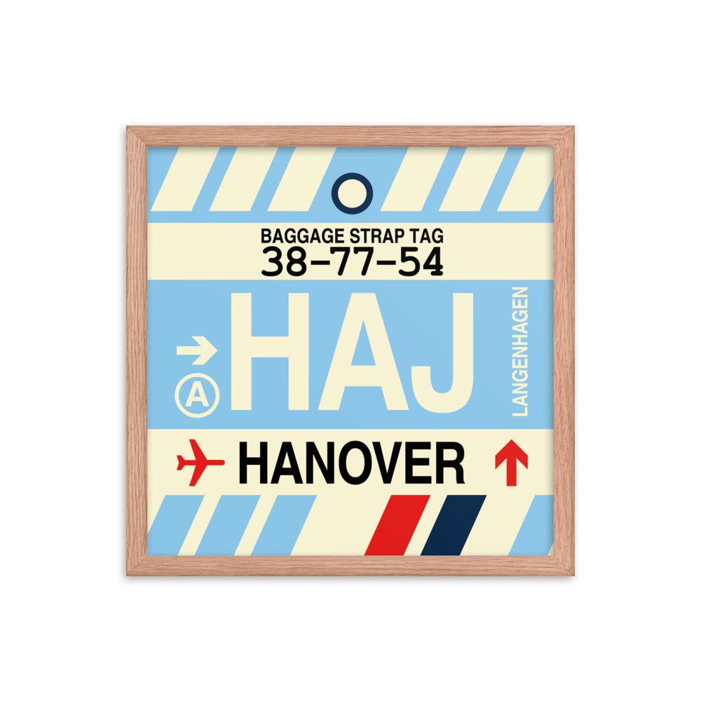 Travel-Themed Framed Print • HAJ Hanover Souvenir • YHM Designs - Image 09