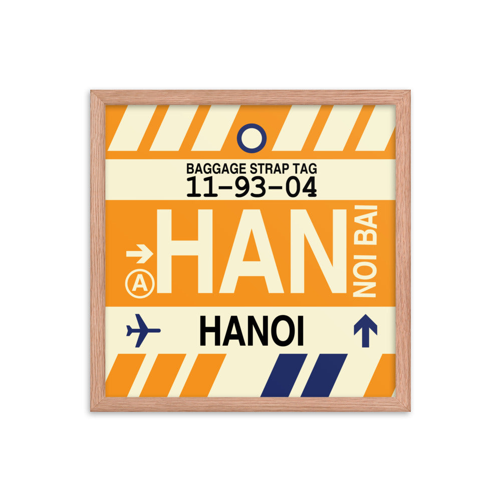 Travel-Themed Framed Print • HAN Hanoi Souvenir • YHM Designs - Image 09
