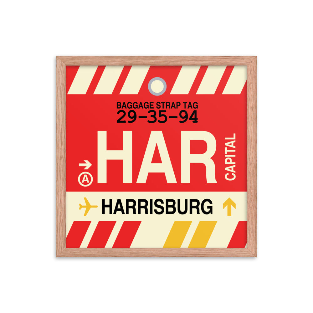 Travel-Themed Framed Print • HAR Harrisburg • YHM Designs - Image 09