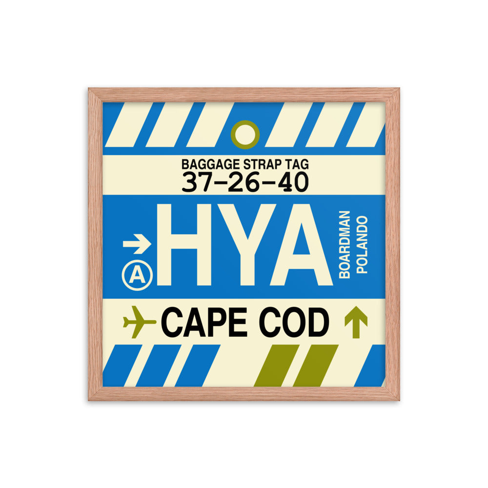 Travel-Themed Framed Print • HYA Cape Cod • YHM Designs - Image 09