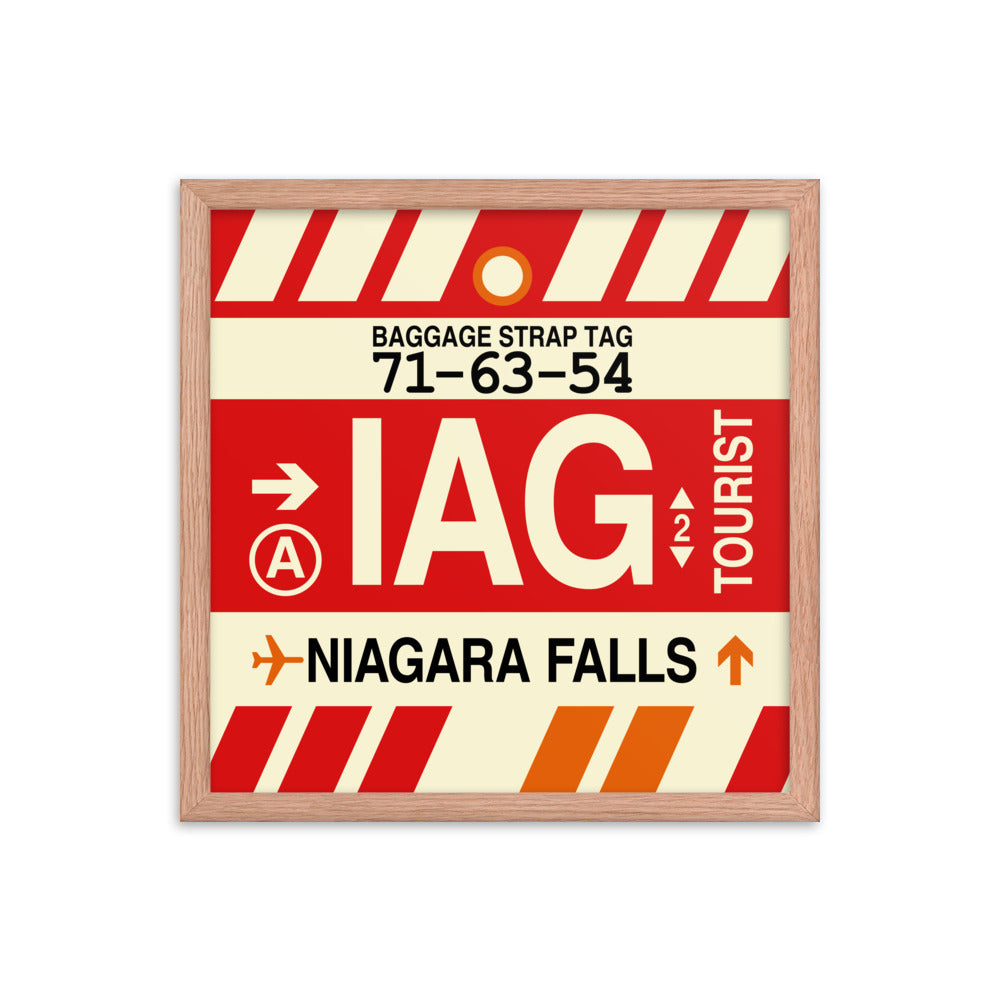 Travel-Themed Framed Print • IAG Niagara Falls Souvenir • YHM Designs - Image 09
