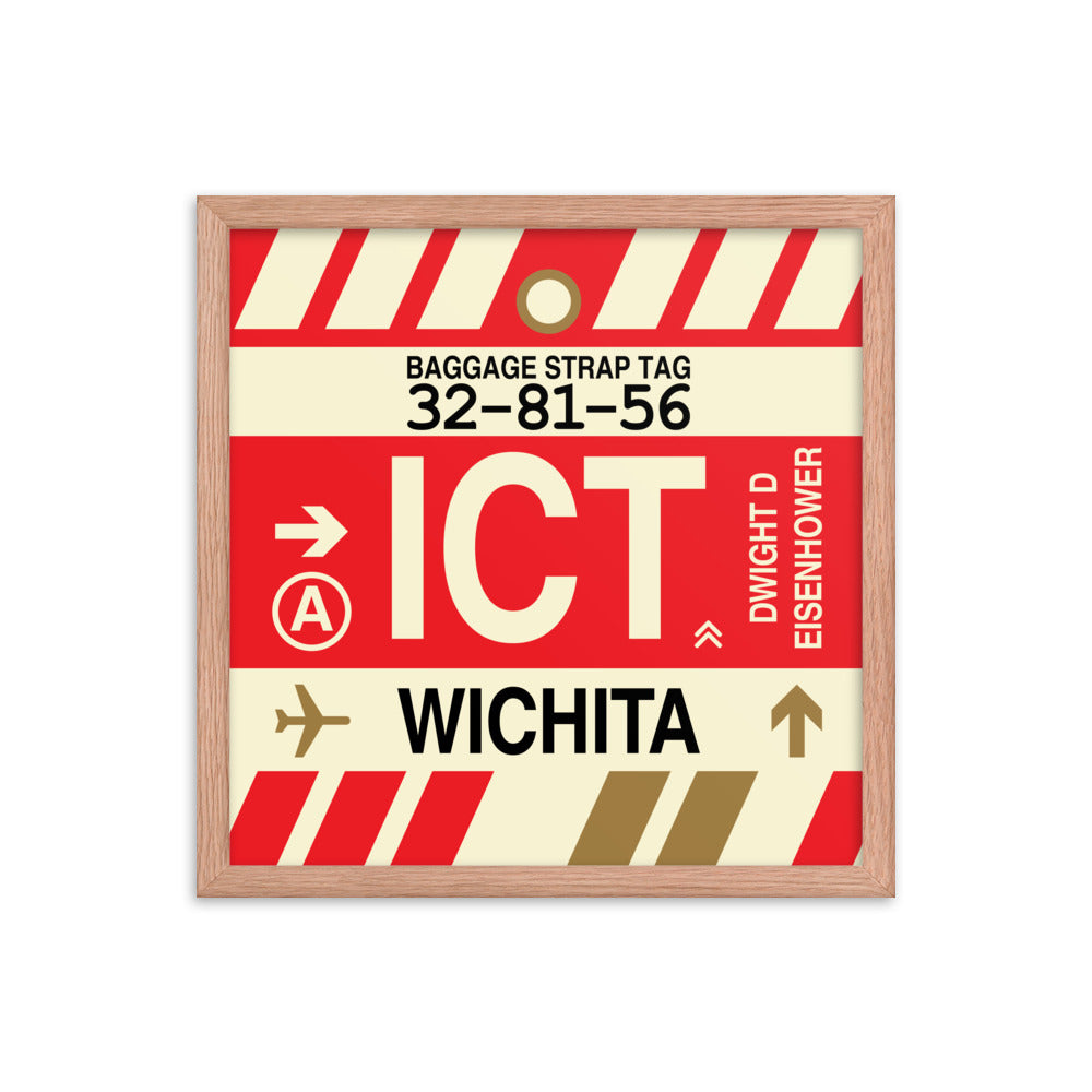Travel-Themed Framed Print • ICT Wichita • YHM Designs - Image 09