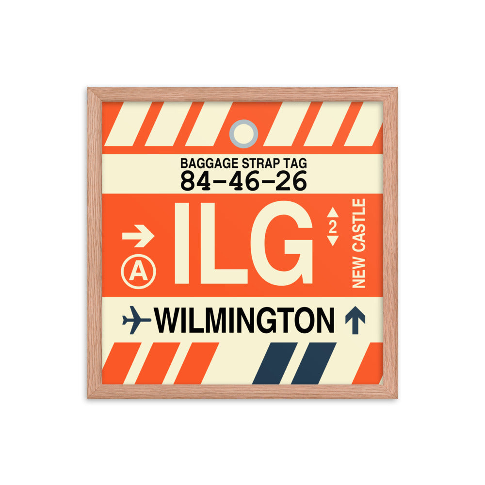 Travel-Themed Framed Print • ILG Wilmington Souvenir • YHM Designs - Image 09