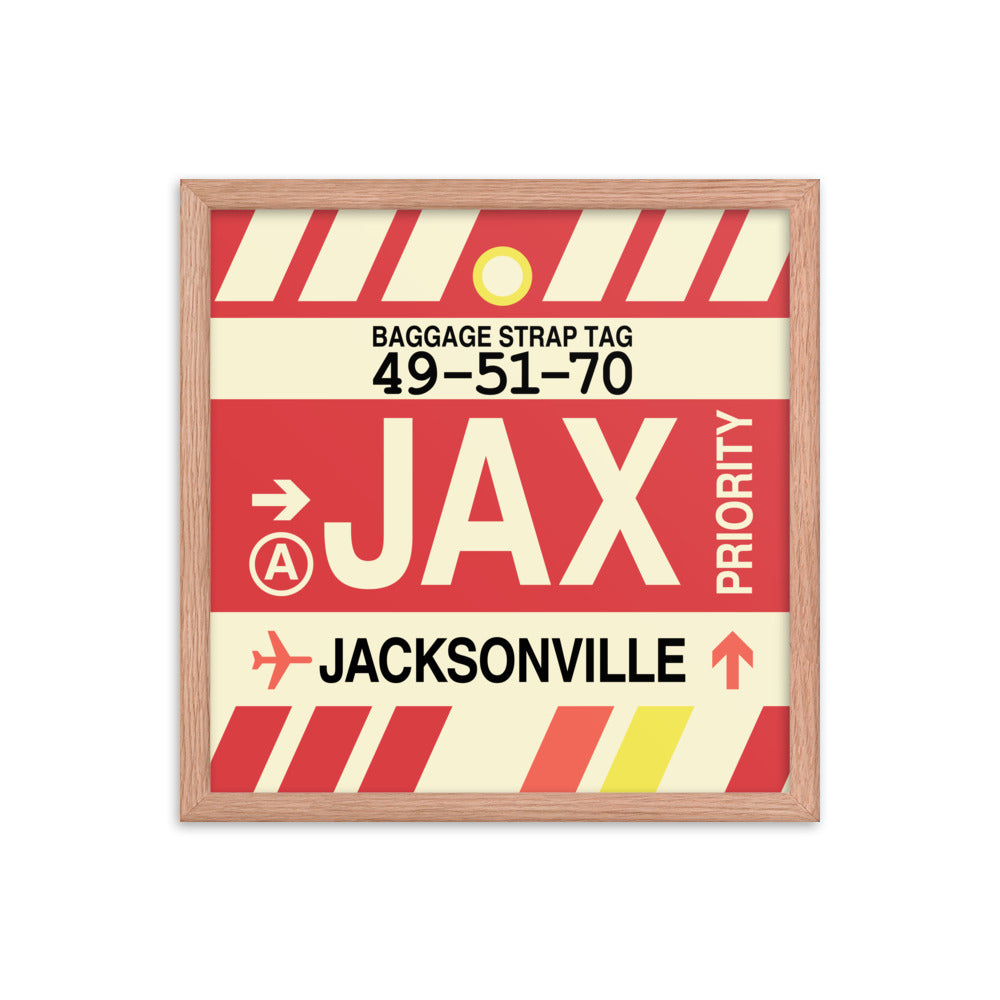 Travel-Themed Framed Print • JAX Jacksonville • YHM Designs - Image 09