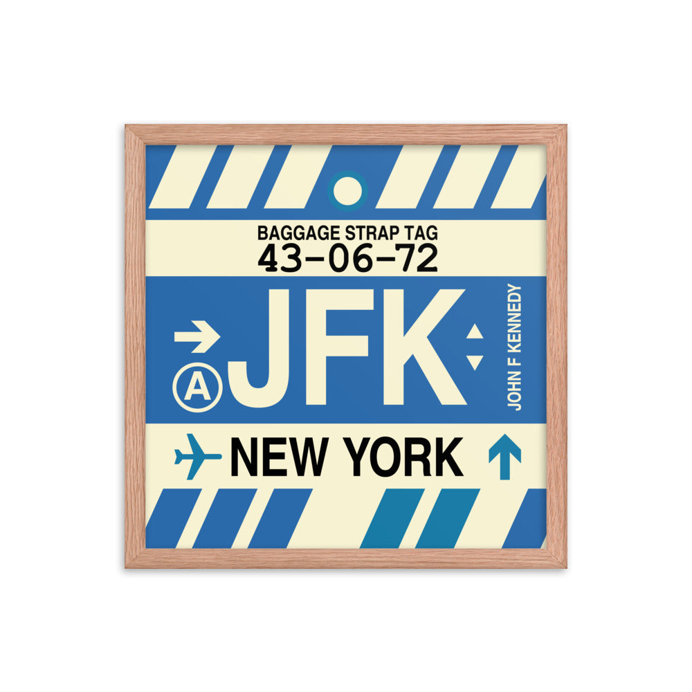 Travel-Themed Framed Print • JFK New York City • YHM Designs - Image 09