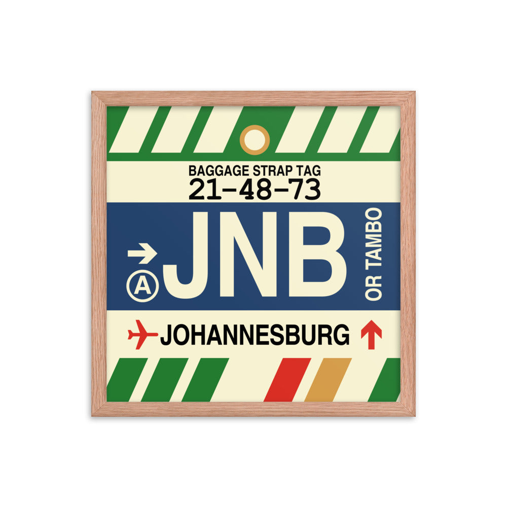 Travel-Themed Framed Print • JNB Johannesburg • YHM Designs - Image 09