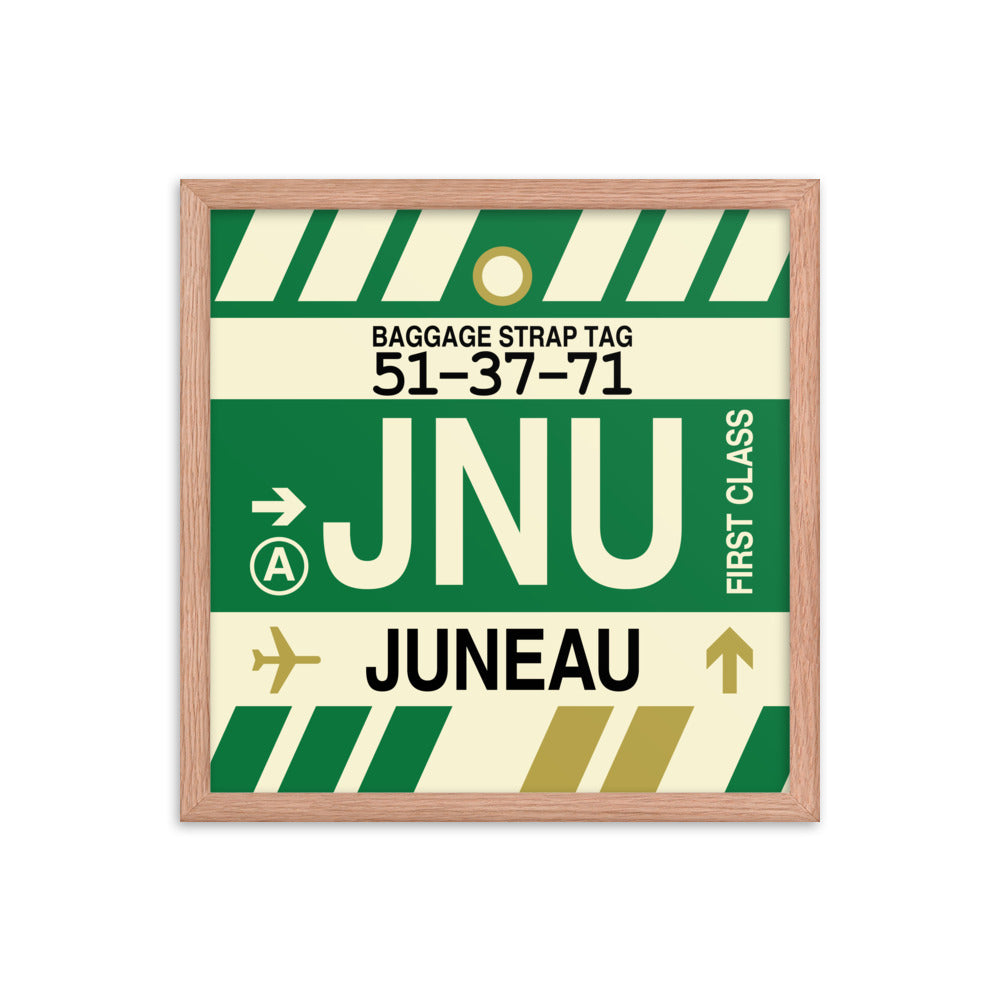 Travel-Themed Framed Print • JNU Juneau • YHM Designs - Image 09