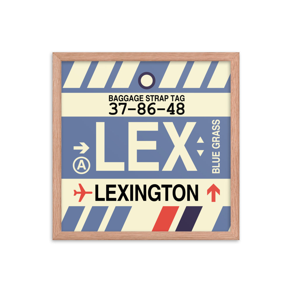 Travel-Themed Framed Print • LEX Lexington • YHM Designs - Image 09
