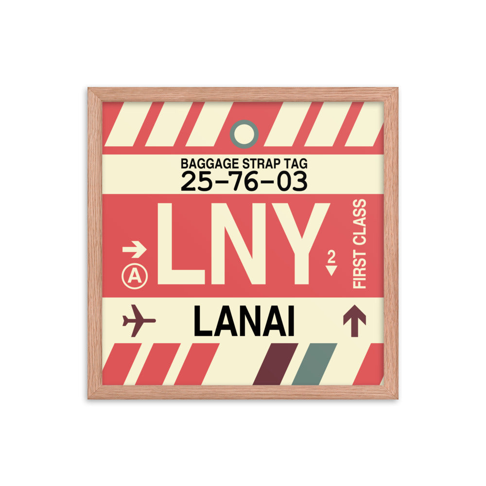 Travel-Themed Framed Print • LNY Lanai • YHM Designs - Image 09