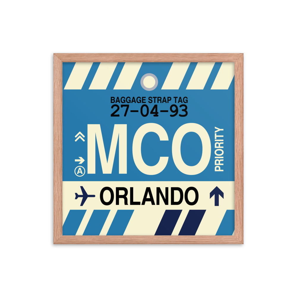 Travel-Themed Framed Print • MCO Orlando • YHM Designs - Image 09