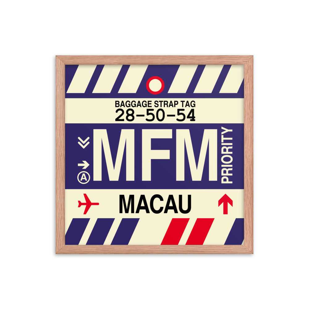 Travel-Themed Framed Print • MFM Macau Souvenir • YHM Designs - Image 09