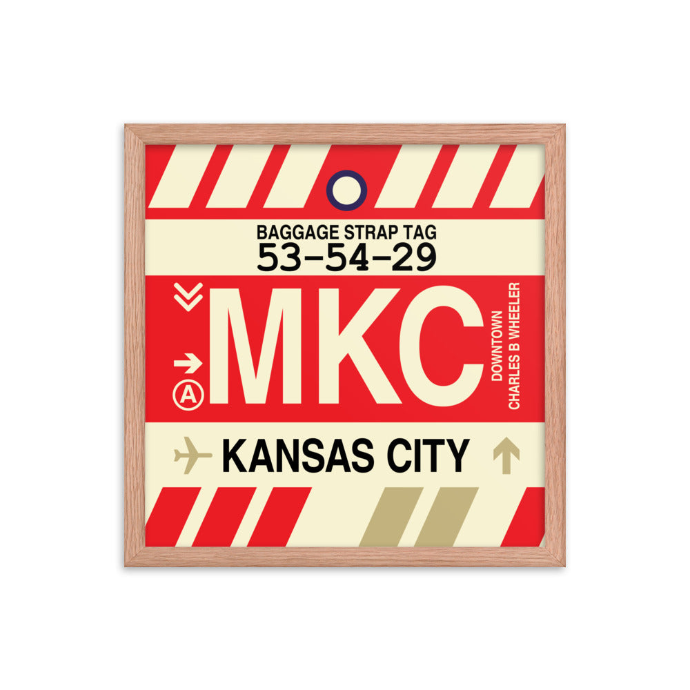 Travel-Themed Framed Print • MKC Kansas City • YHM Designs - Image 09