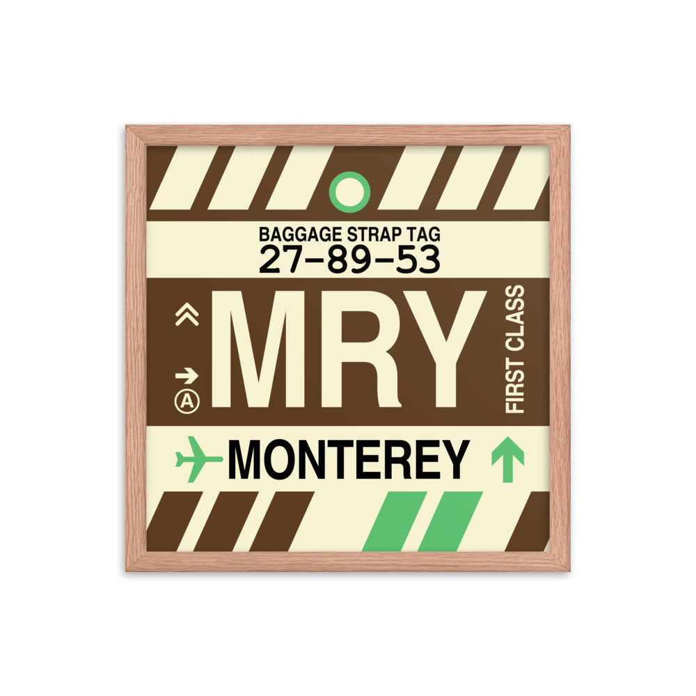 Travel-Themed Framed Print • MRY Monterey • YHM Designs - Image 09
