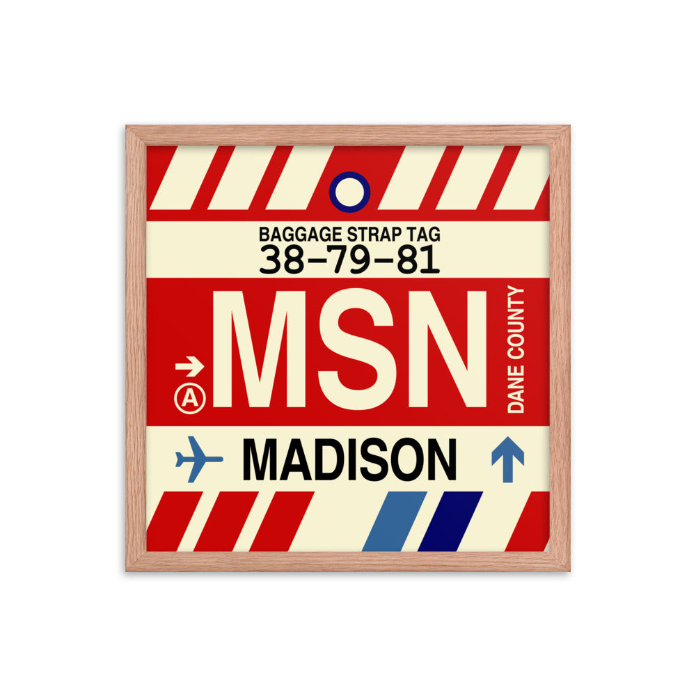 Travel-Themed Framed Print • MSN Madison • YHM Designs - Image 09