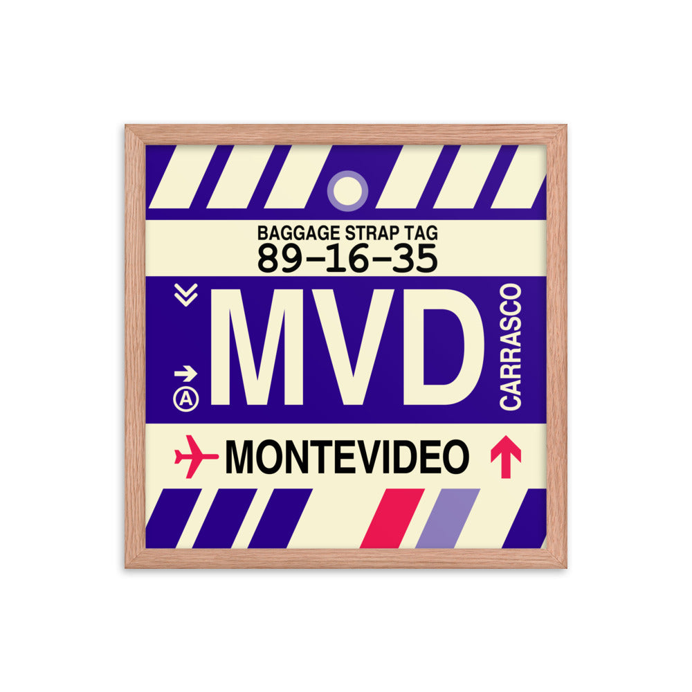 Travel-Themed Framed Print • MVD Montevideo • YHM Designs - Image 09