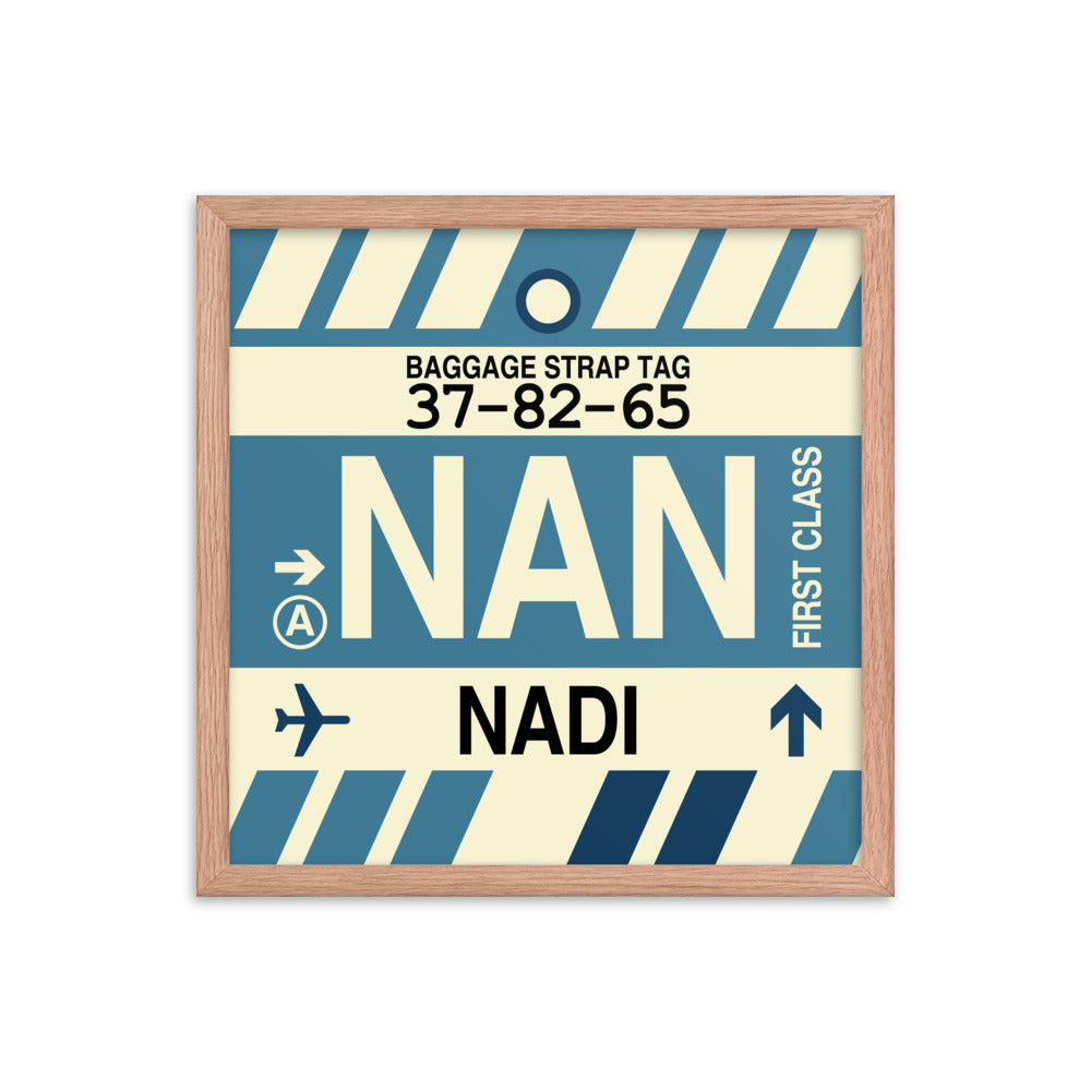 Travel-Themed Framed Print • NAN Nadi Souvenir • YHM Designs - Image 09