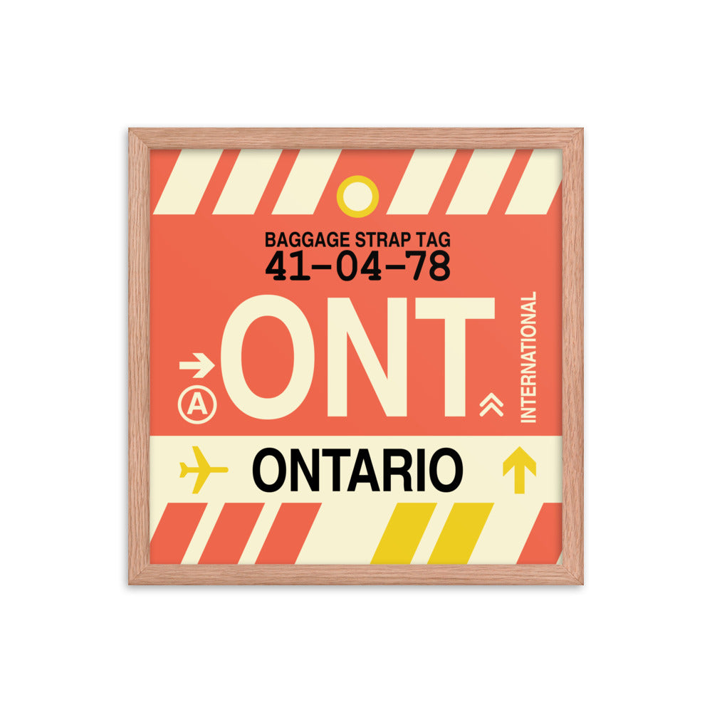 Travel-Themed Framed Print • ONT Ontario Souvenir • YHM Designs - Image 09