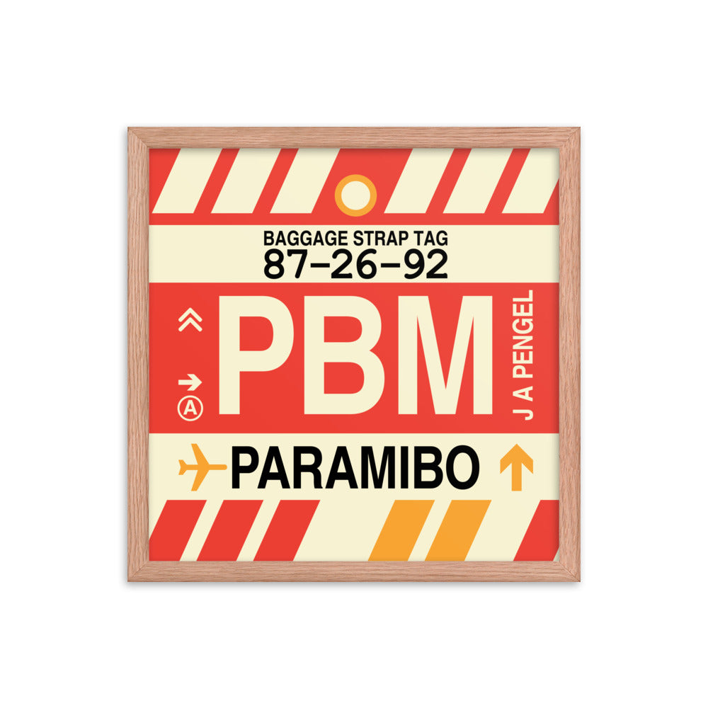 Travel-Themed Framed Print • PBM Paramibo Souvenir • YHM Designs - Image 09