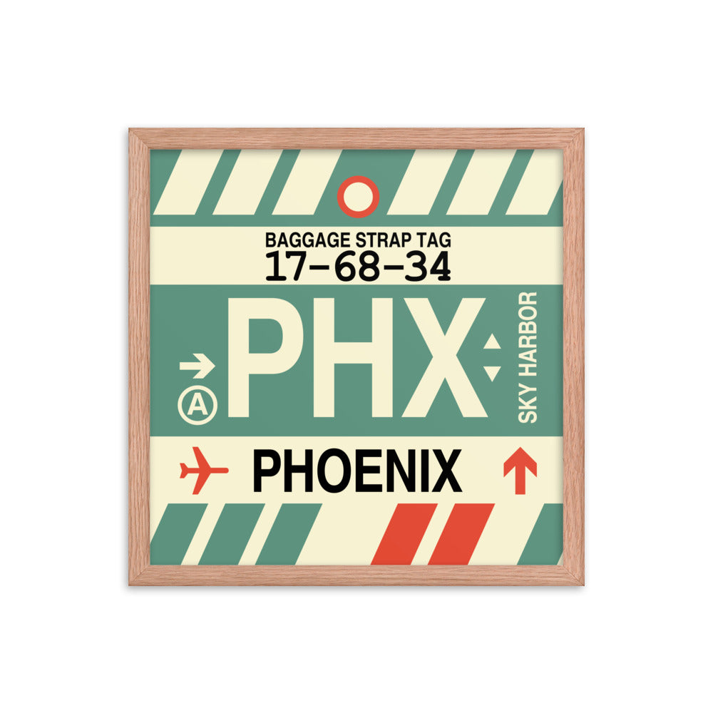 Travel-Themed Framed Print • PHX Phoenix • YHM Designs - Image 09