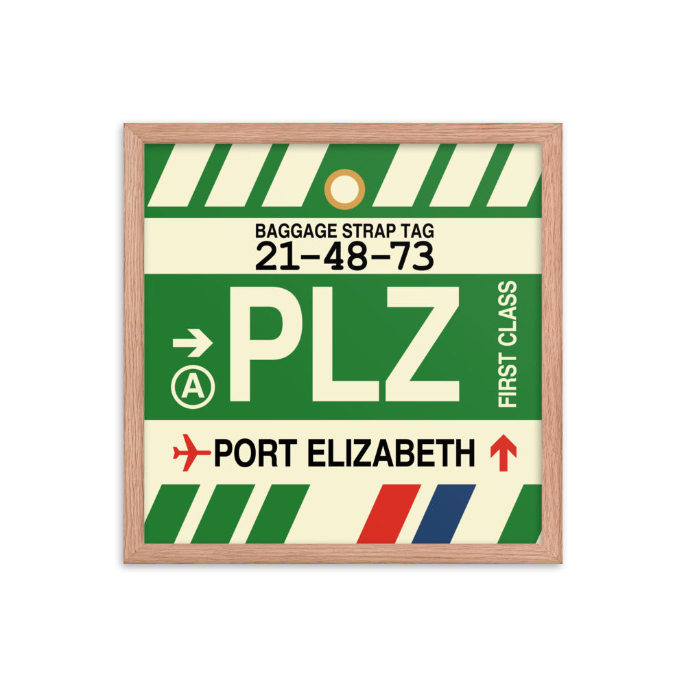Travel-Themed Framed Print • PLZ Port Elizabeth Souvenir • YHM Designs - Image 09