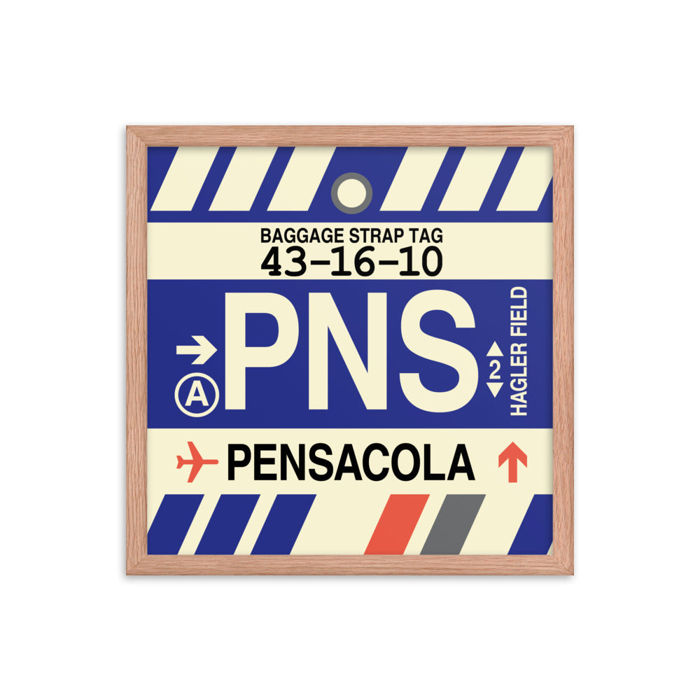 Travel-Themed Framed Print • PNS Pensacola • YHM Designs - Image 09