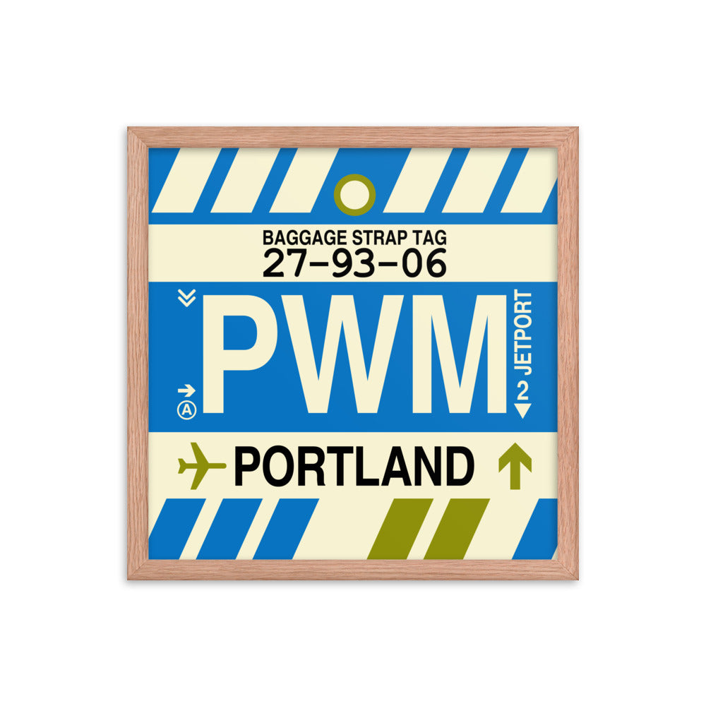 Travel-Themed Framed Print • PWM Portland • YHM Designs - Image 09