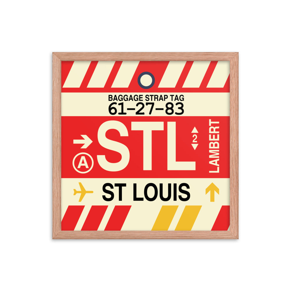 Travel-Themed Framed Print • STL St. Louis • YHM Designs - Image 09