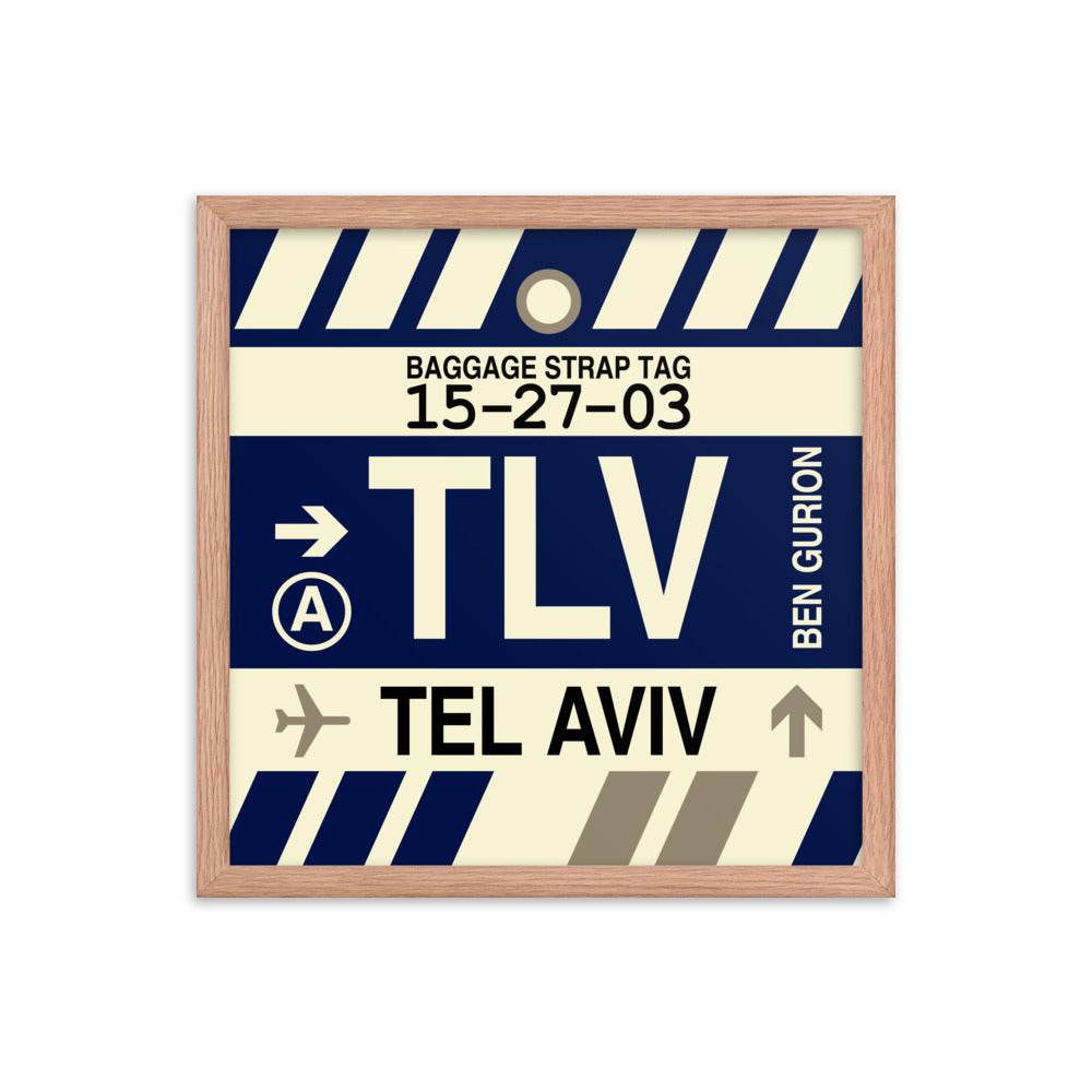 Travel-Themed Framed Print • TLV Tel Aviv • YHM Designs - Image 09