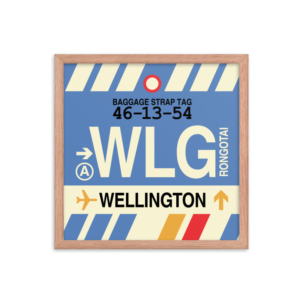 Travel-Themed Framed Print • WLG Wellington • YHM Designs - Image 09