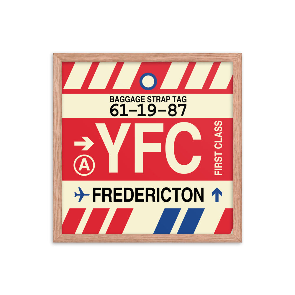 Travel-Themed Framed Print • YFC Fredericton Souvenir • YHM Designs - Image 09