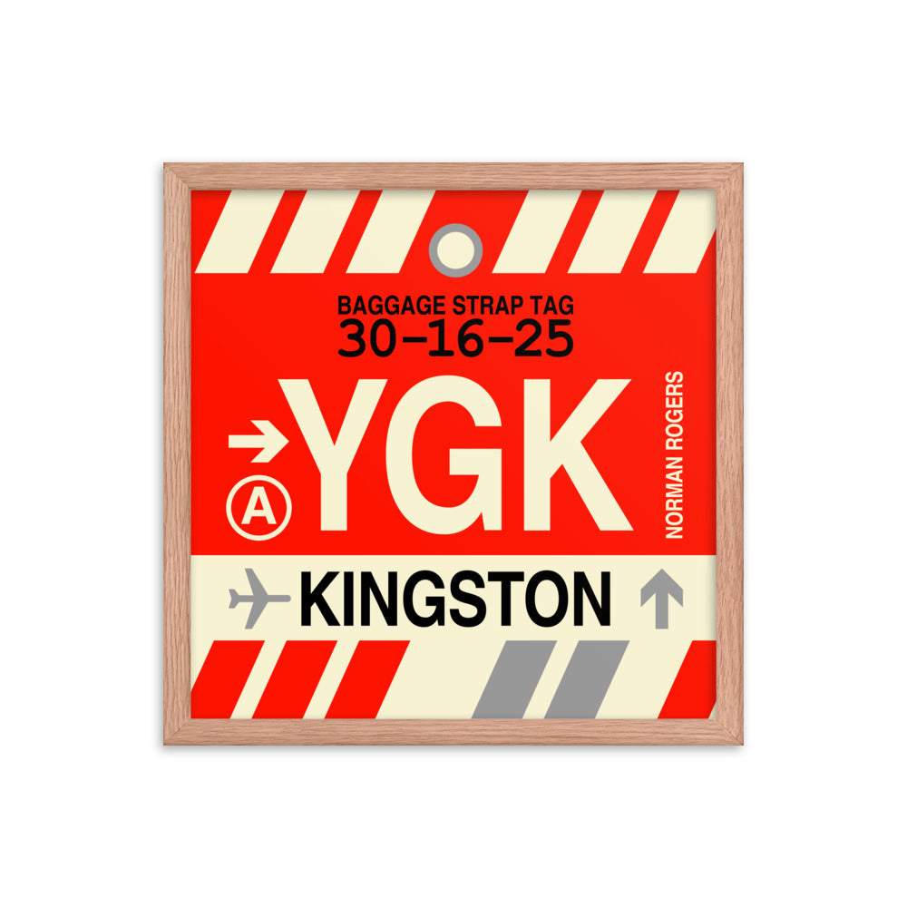 Travel-Themed Framed Print • YGK Kingston Souvenir • YHM Designs - Image 09