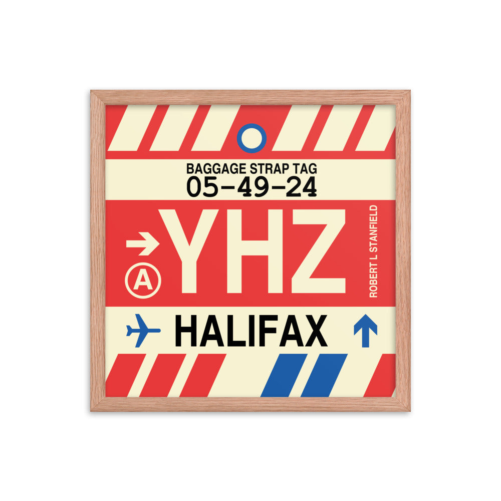 Travel-Themed Framed Print • YHZ Halifax • YHM Designs - Image 09