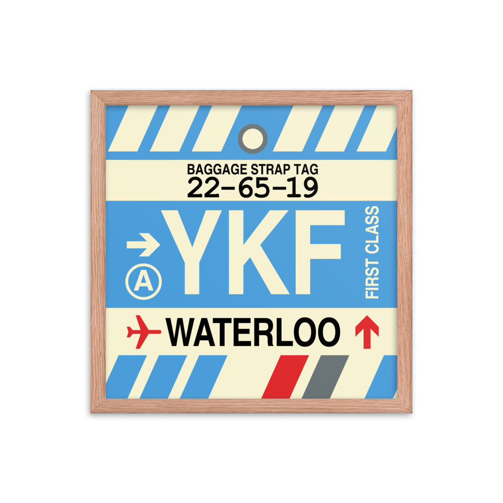 Travel-Themed Framed Print • YKF Waterloo • YHM Designs - Image 09