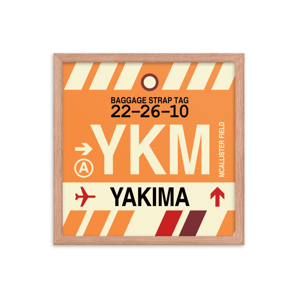 Travel-Themed Framed Print • YKM Yakima • YHM Designs - Image 09