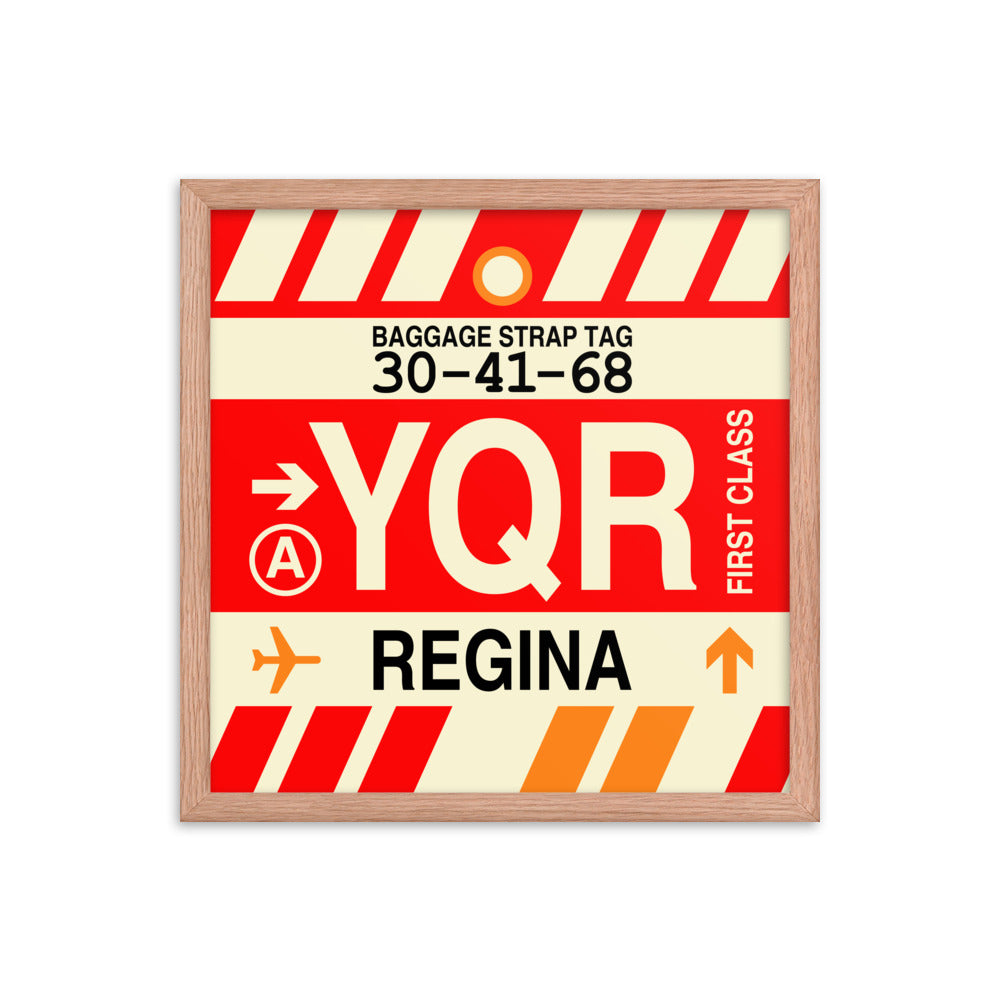 Travel-Themed Framed Print • YQR Regina • YHM Designs - Image 09