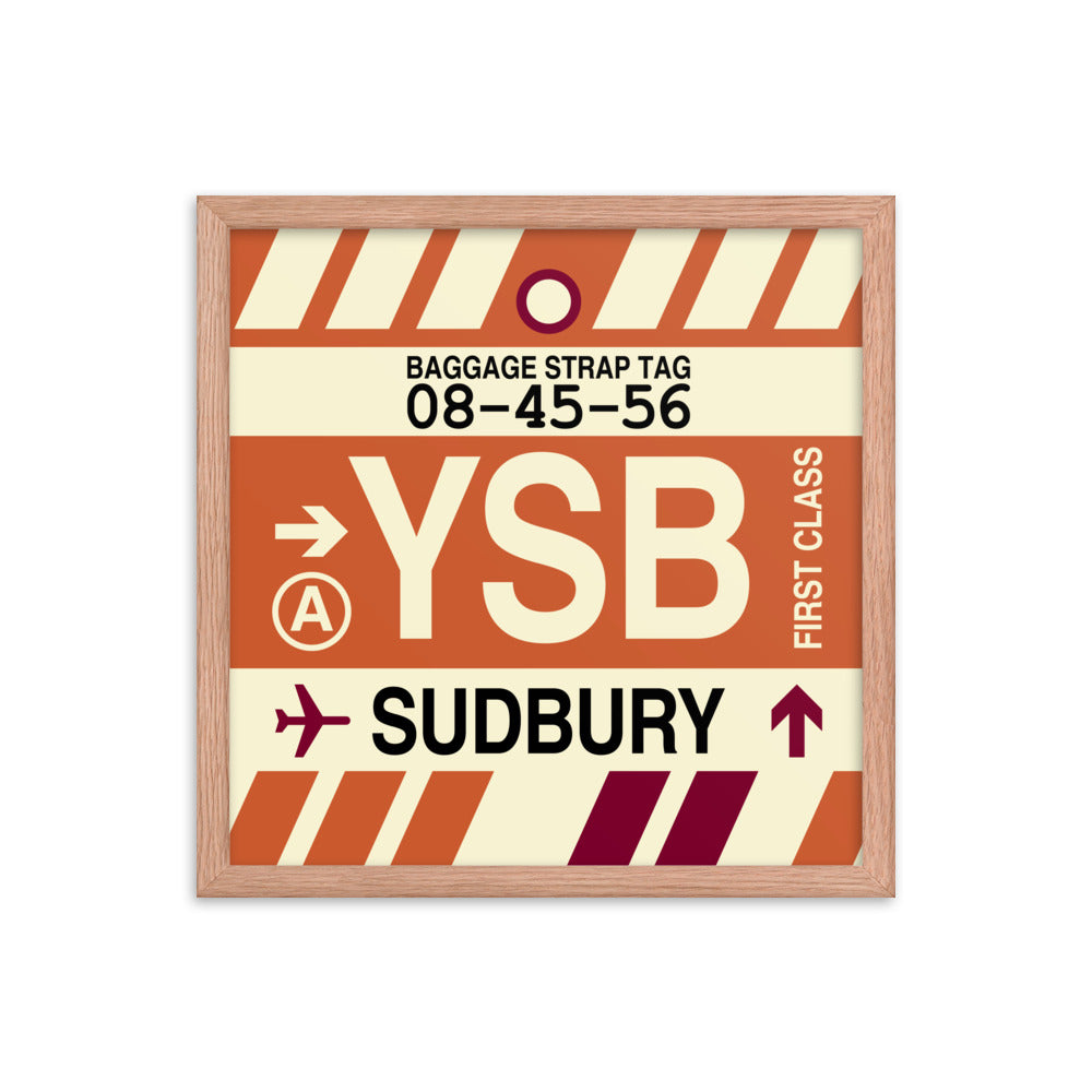 Travel-Themed Framed Print • YSB Sudbury • YHM Designs - Image 09