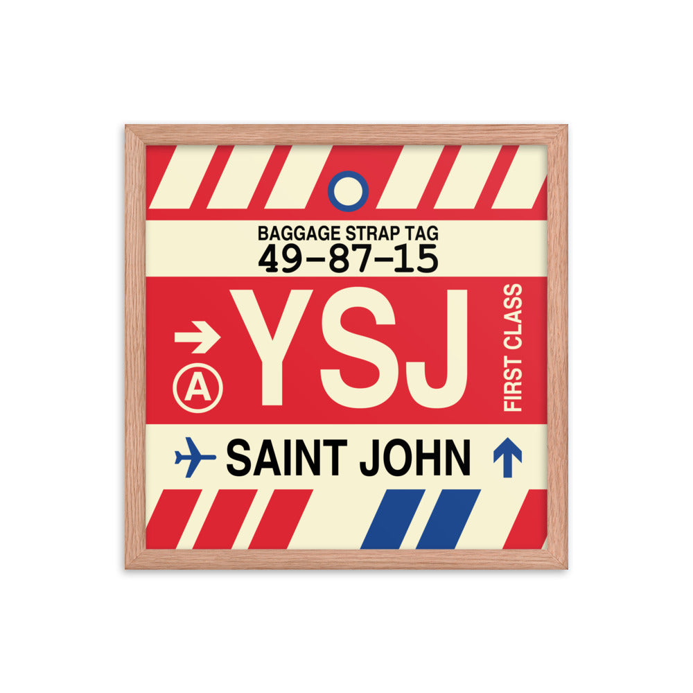 Travel-Themed Framed Print • YSJ Saint John • YHM Designs - Image 09