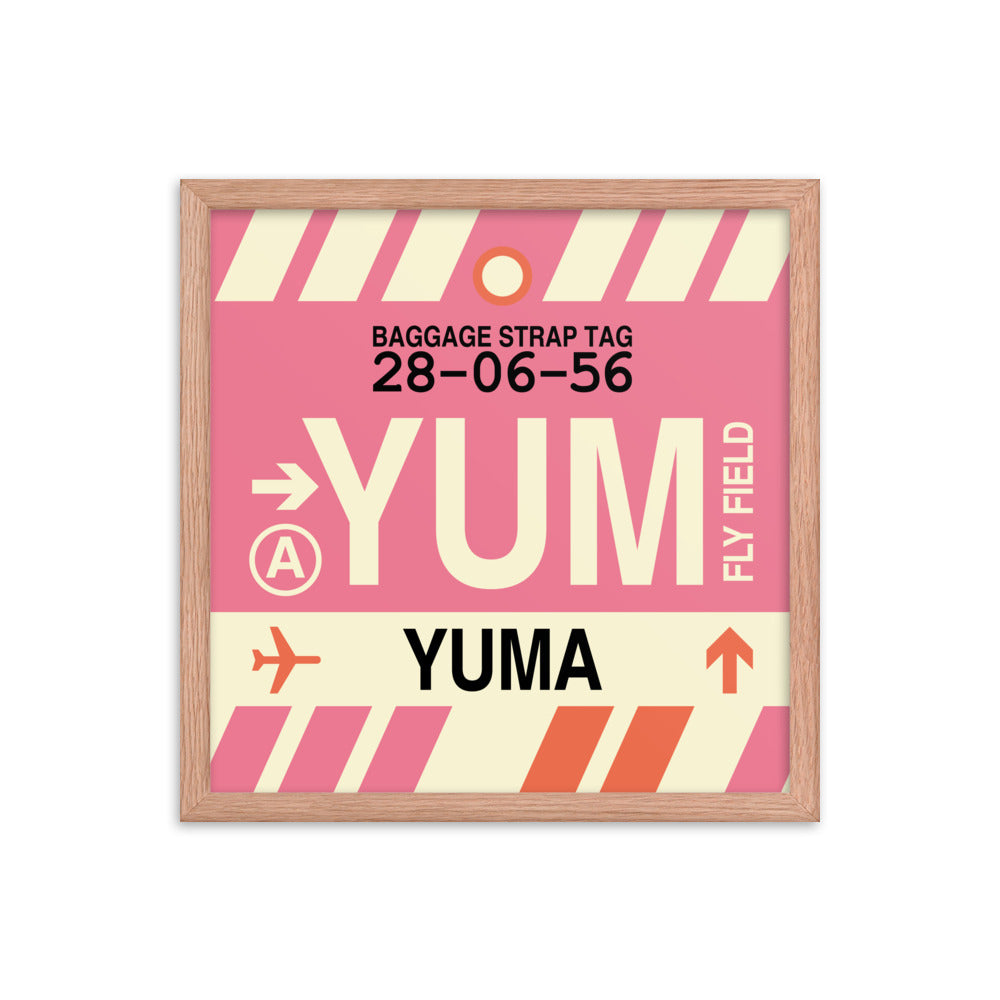 Travel-Themed Framed Print • YUM Yuma • YHM Designs - Image 09