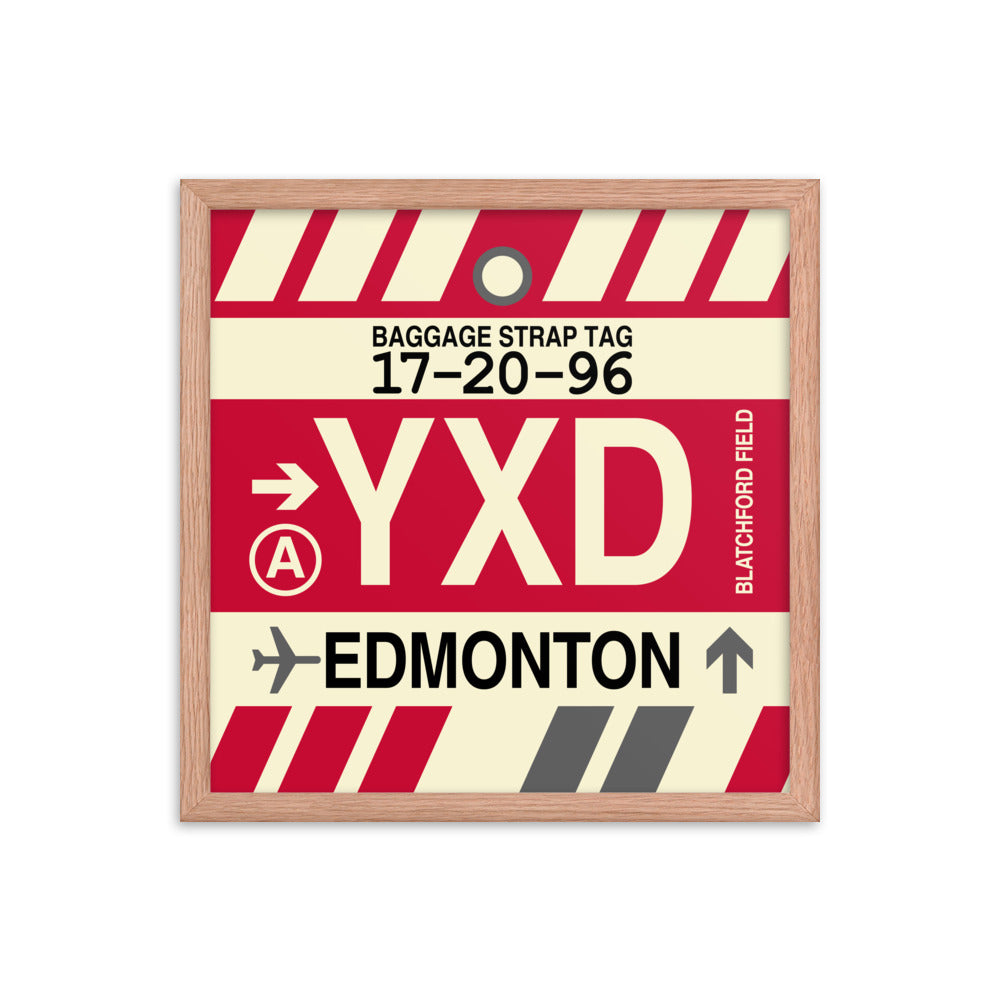 Travel-Themed Framed Print • YXD Edmonton • YHM Designs - Image 09