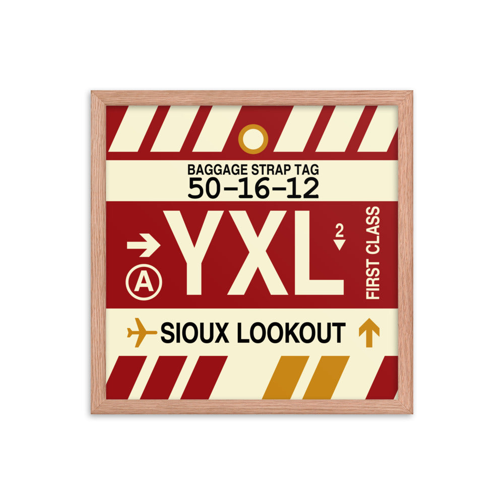 Travel-Themed Framed Print • YXL Sioux Lookout • YHM Designs - Image 09