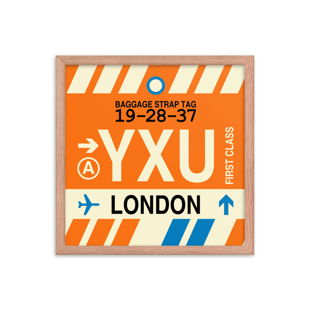Travel-Themed Framed Print • YXU London • YHM Designs - Image 09