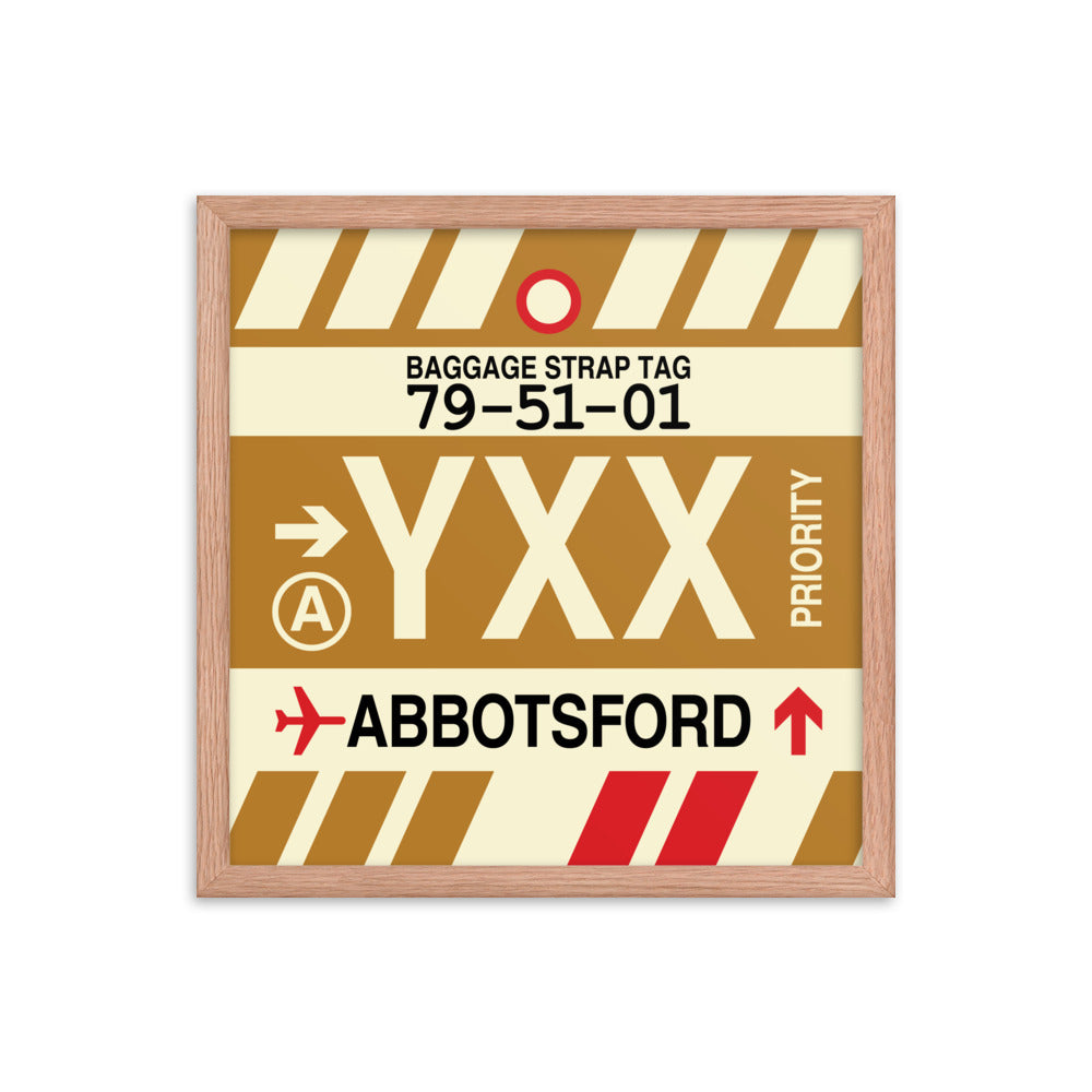 Travel-Themed Framed Print • YXX Abbotsford • YHM Designs - Image 09