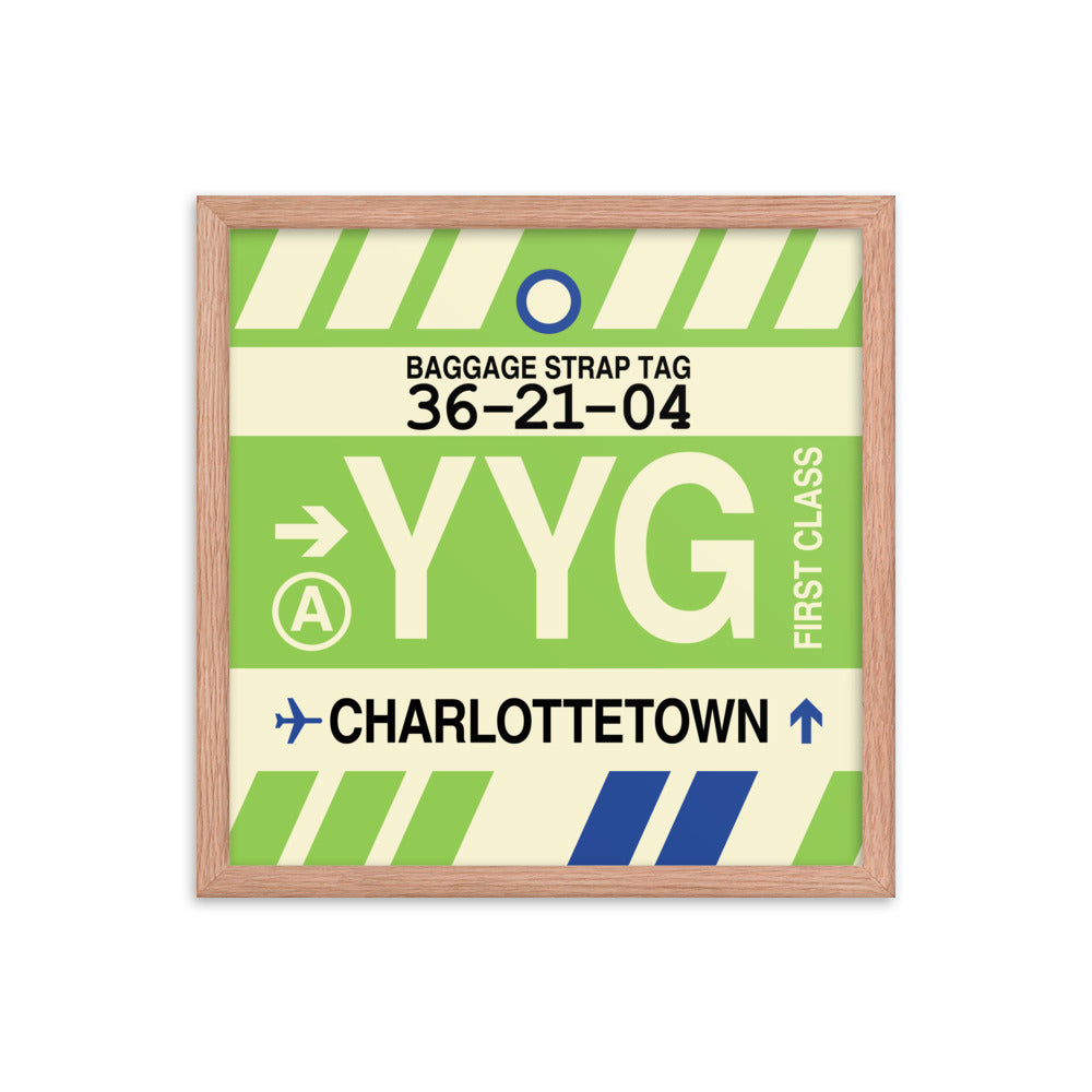 Travel-Themed Framed Print • YYG Charlottetown • YHM Designs - Image 09