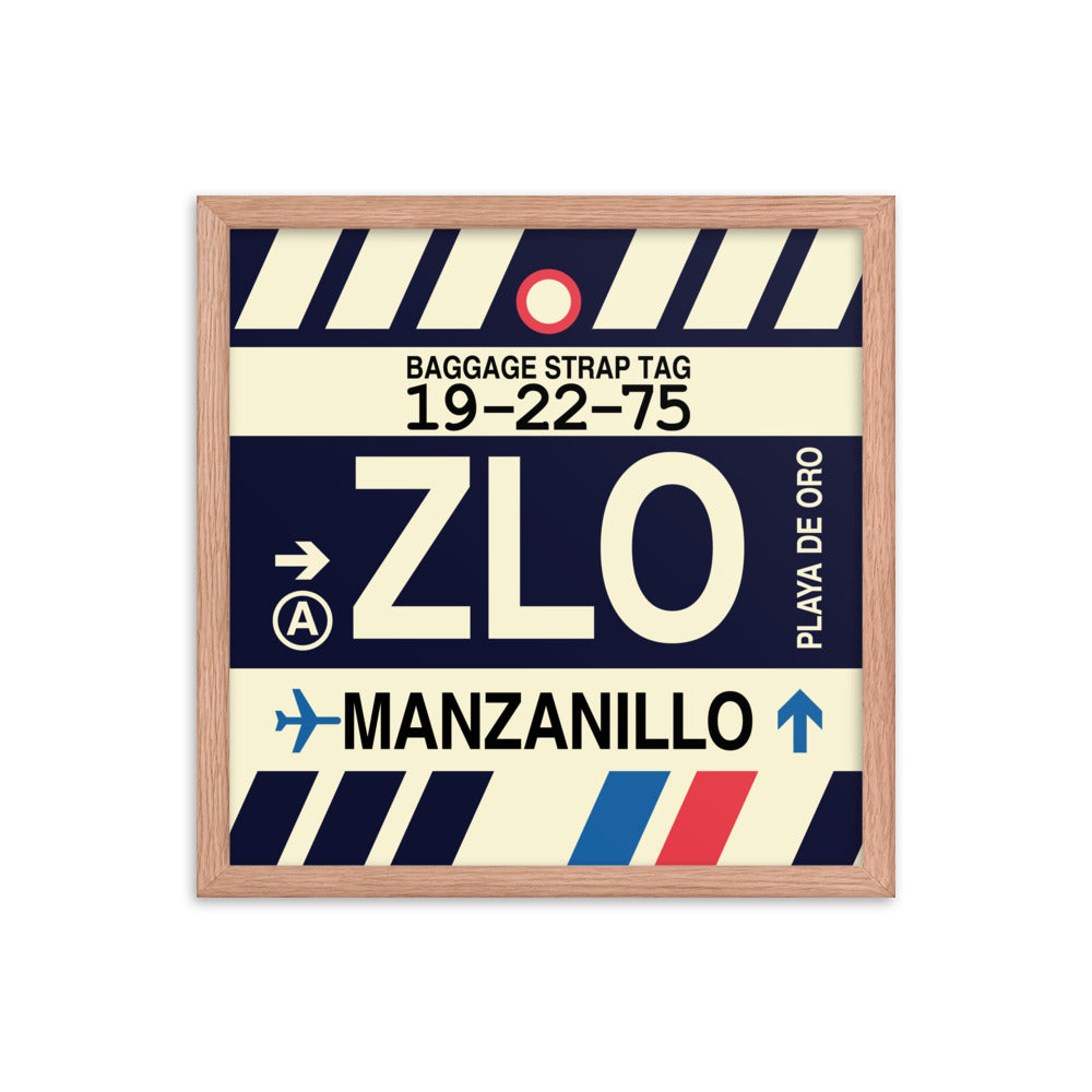 Travel-Themed Framed Print • ZLO Manzanillo • YHM Designs - Image 09