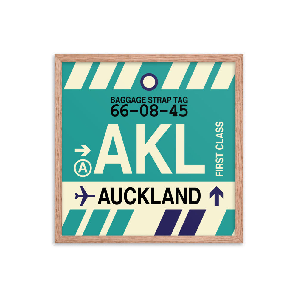 Travel-Themed Framed Print • AKL Auckland • YHM Designs - Image 10